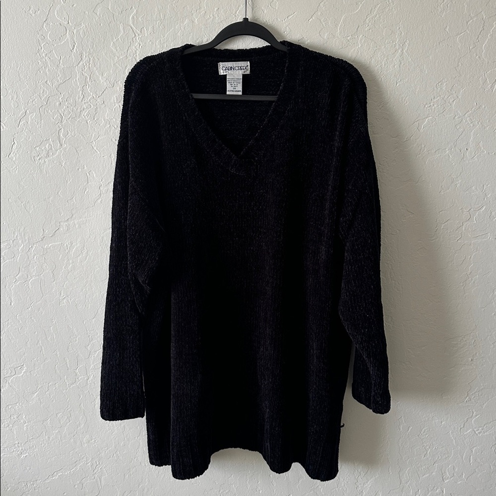 Cabin Creek Black Knit Sweater